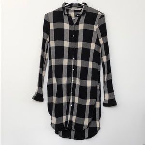 Zara long sleeve tunic style shirt